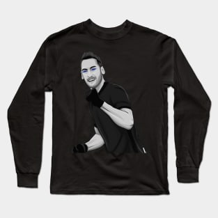 Hakan Çalhanoğlu Black and White Version. Long Sleeve T-Shirt